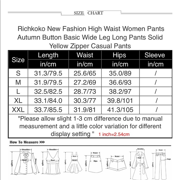 New Yellow Cropped 7/8 Pants - Picture 4 of 6